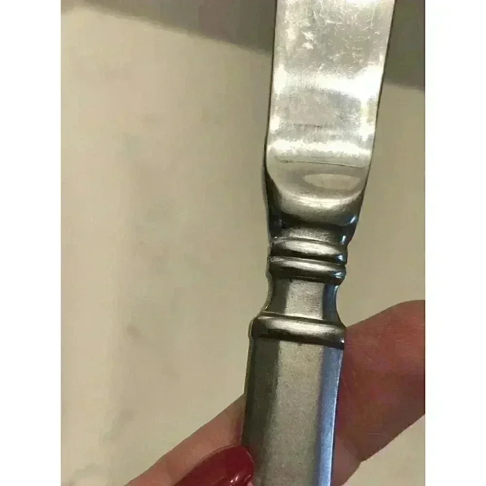 Hampton‎ Silversmiths OPTIMUM Stainless Glossy Frosted Silverware Flatware Knife